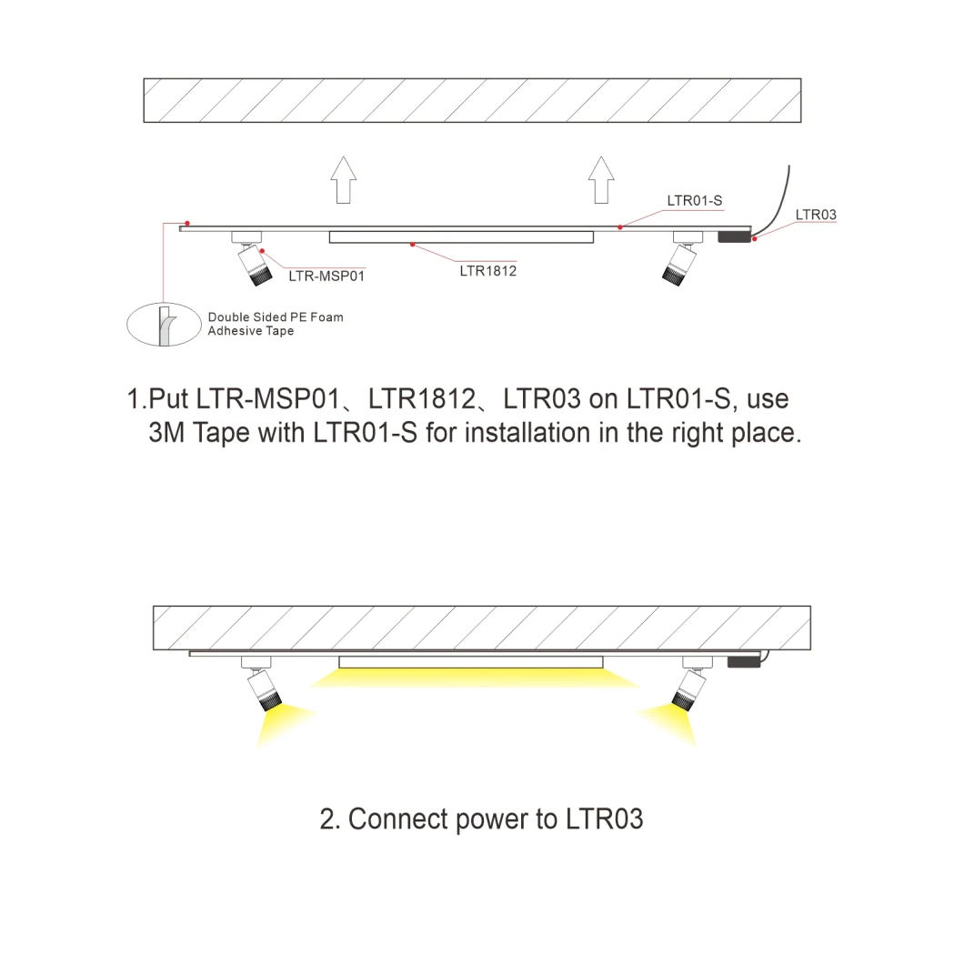 LED Magnetic Track Light System Linear Spot Light