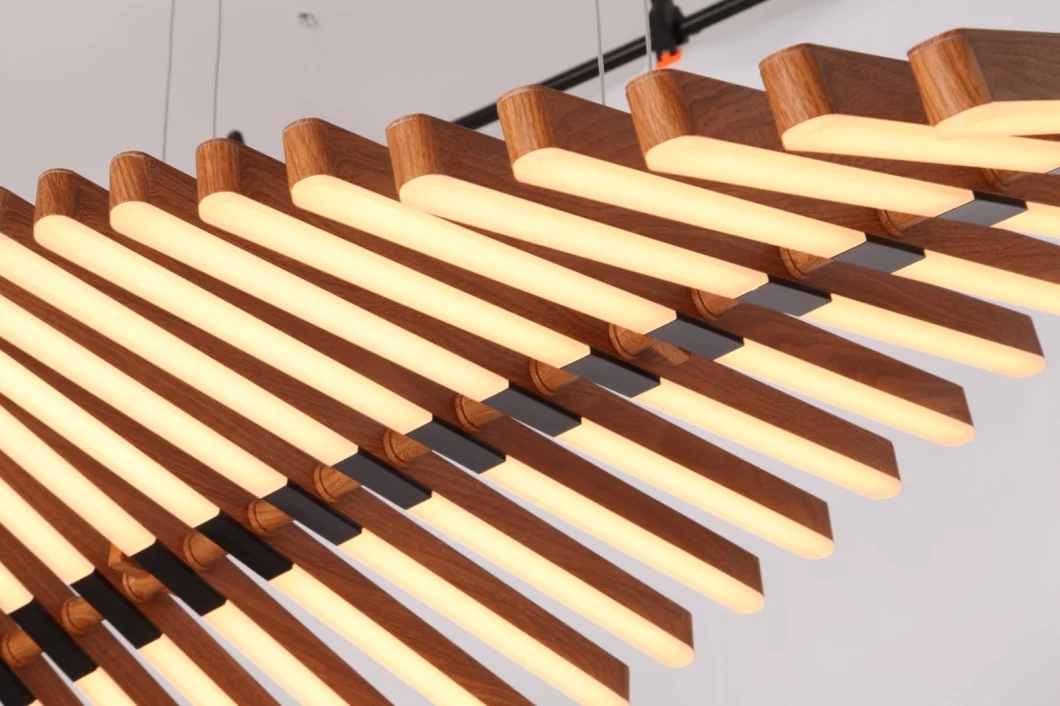 Masivel Lighting Modern Piano Shape Linear LED Home Pendant Light Decorative LED Chandelier Light