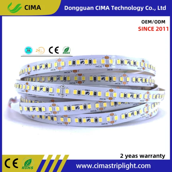 Fabrik-Direktverkauf Beliebtestes flexibles LED-Streifenlicht SMD 5730 2835 5050 mit hohem CRI>90 16-18 lm Kupferprofil