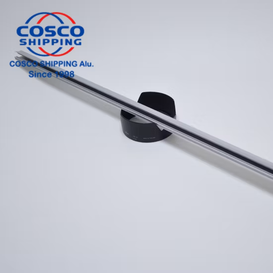 Maßgeschneiderte anodische Oxidationsprofile der Serie 6000, extrudiertes extrudiertes Aluminiumprofil, Aluminiumstreifen