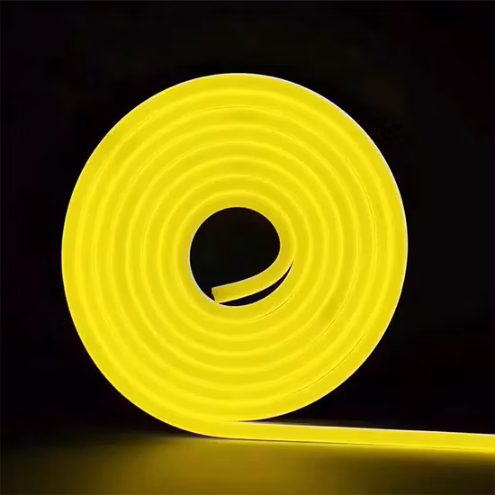 Flexibler Neon-LED-Lichtstreifen mit mehrfarbiger Trennung, schneidbarer flexibler Silikonschlauch, 5 V, 12 V, 24 V, AC 220 V, für den Außenbereich, wasserdicht, IP68