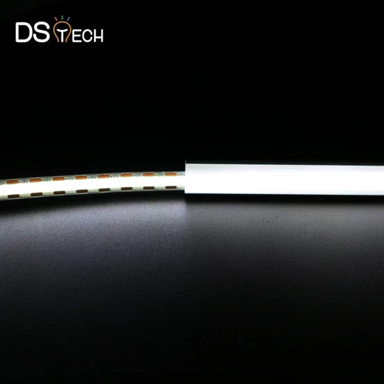Dotless im Aluminiumprofil LED-Linearlicht 9W 12W 480Chips/M COB-LED-Streifenlicht mit hoher Dichte, flexibles LED-Streifenlicht