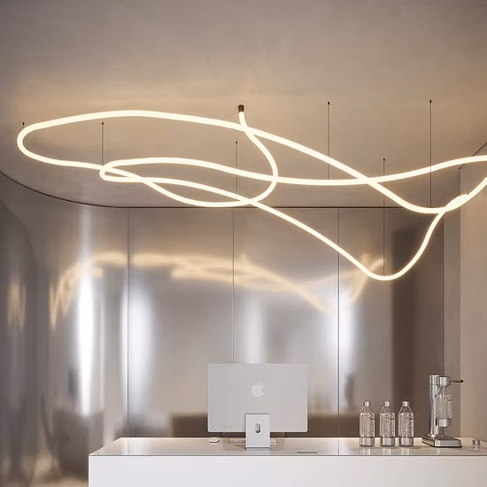 Superkleines, wasserdichtes 24-V-Silikonrohr mit flexiblem LED-Neonstreifenlicht